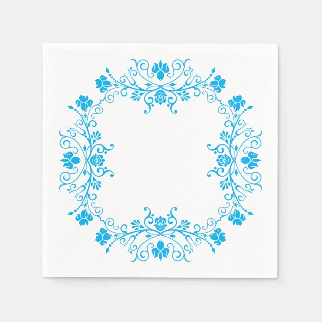 Floral Blühte Napkins Serviette (Vorderseite)