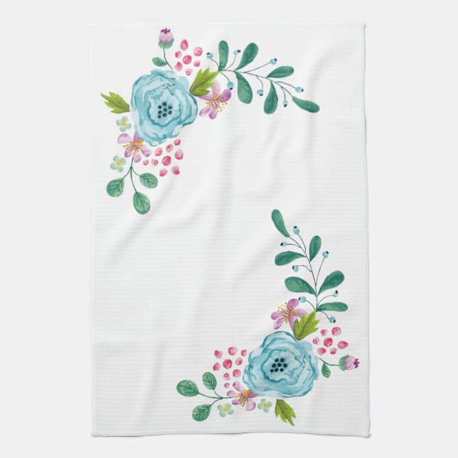 Floral Blume Handtuch (Vertikal)