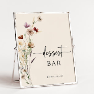 Floral Boho Baby Showposter Poster