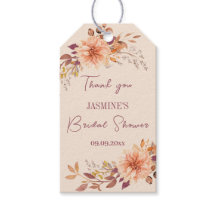 Floral Boho Fall Brautparty Vielen Dank