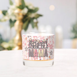 Floral Boho Mama Whiskyglas