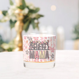 Floral Boho Mama Whiskyglas