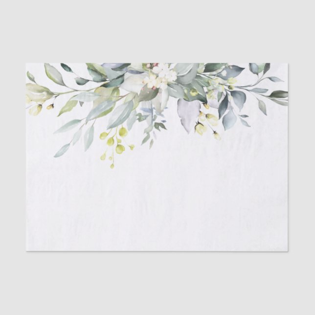 Floral Boho Seidenpapier (Vorderseite)