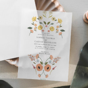 Floral Boho Wildblume Wedding