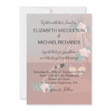 Floral Boho Wüste Rustikaler Tee / Tipi Wedding