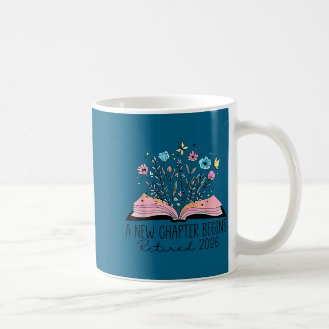 Floral Book A New Chapter Begins Retired 2026 Reti Kaffeetasse (Rechts)