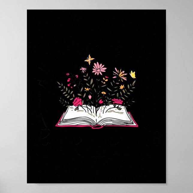 Floral Book A New Chapter Begins Retired 2026 Reti Poster (Vorne)