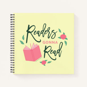 Floral BookReaders Gonna Read Notizbuch