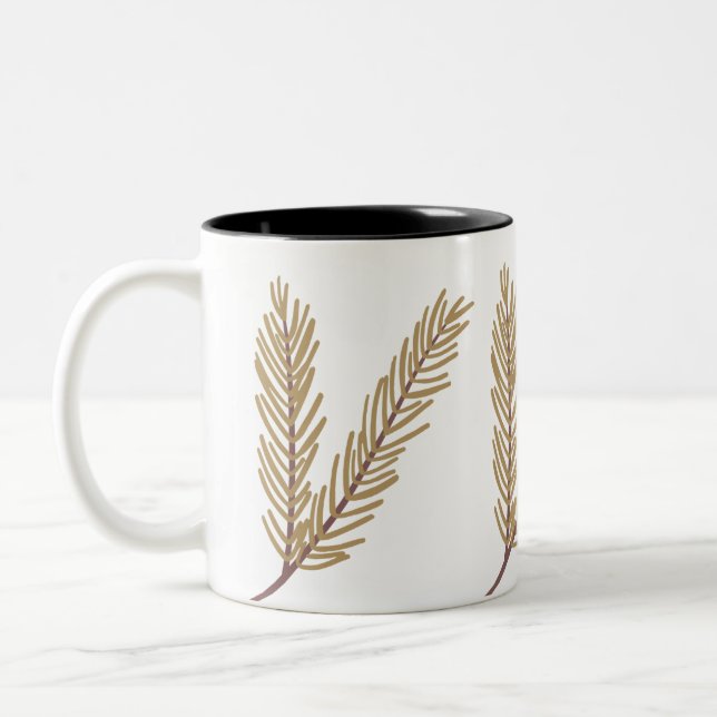 Floral Botanic Illustré Natur Tasse (Links)