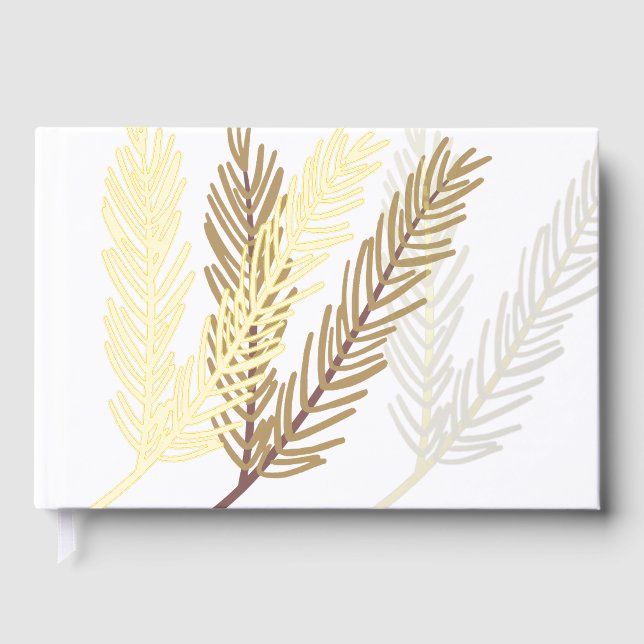 Floral Botanic Illustré Nature Journal Gästebuch (Vorderseite)