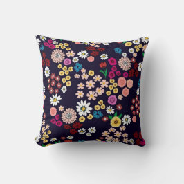 Floral botanical motif elegant flower artwork, kissen