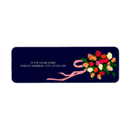 Floral Bouquet Address Mailing Labels