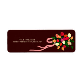 Floral Bouquet Address Mailing Labels