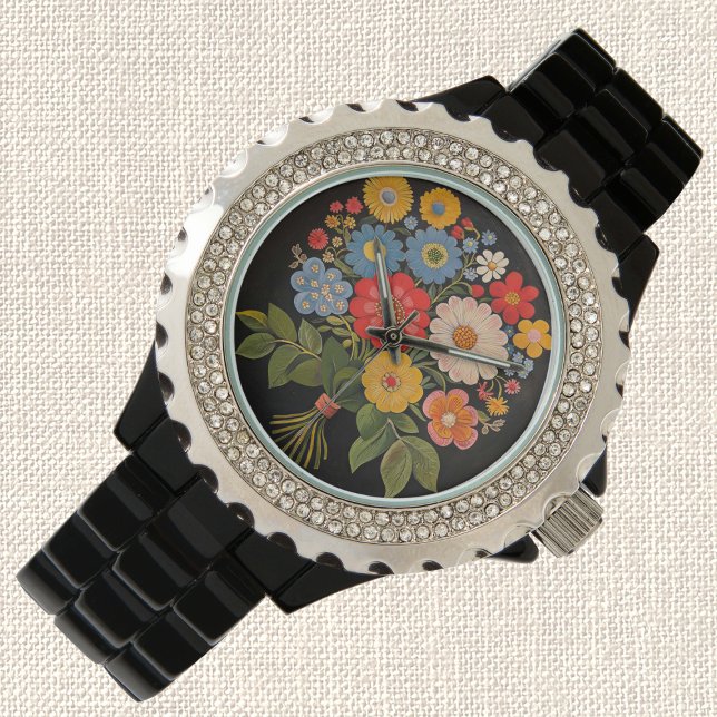 Floral Bouquet Armbanduhr (Von Creator hochgeladen)