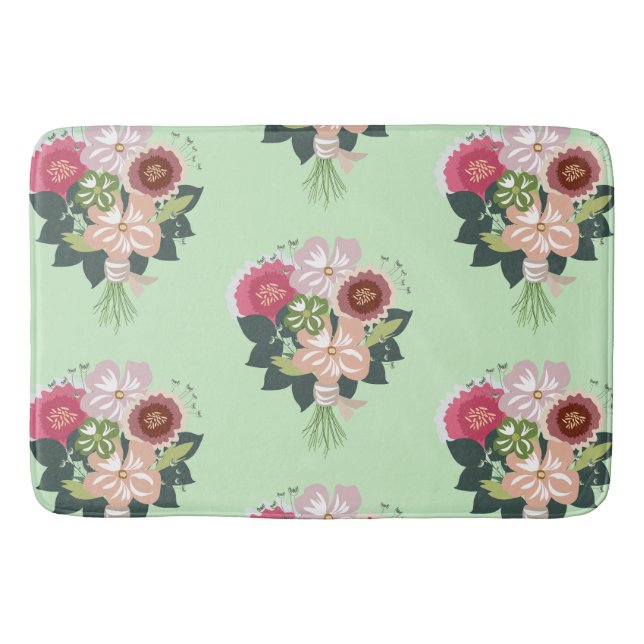 Floral Bouquet Badematte (Vorderseite)