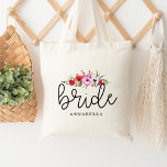 Floral Bouquet Bride Tasche<br><div class="desc">Geben Sie dieser Tasche ein schönes Geschenk!</div>