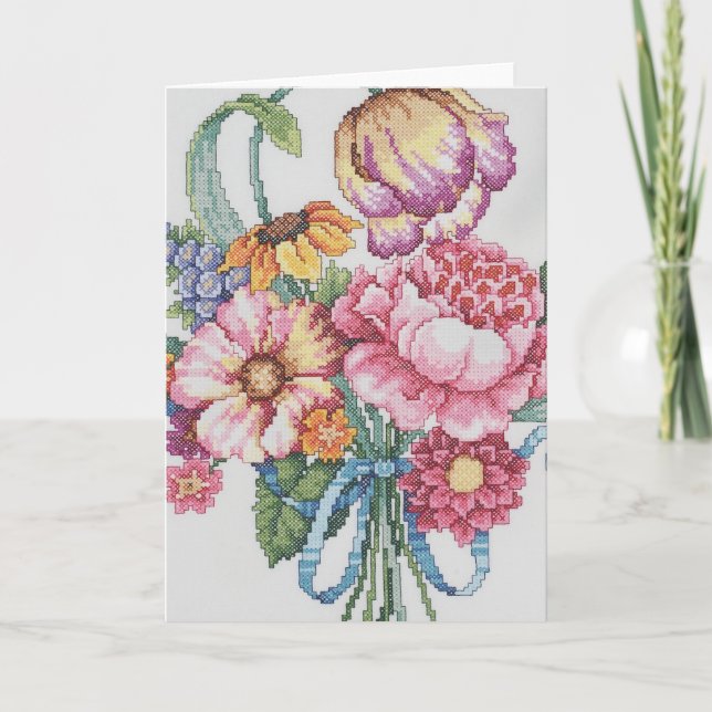 Floral Bouquet Card Karte (Vorderseite)
