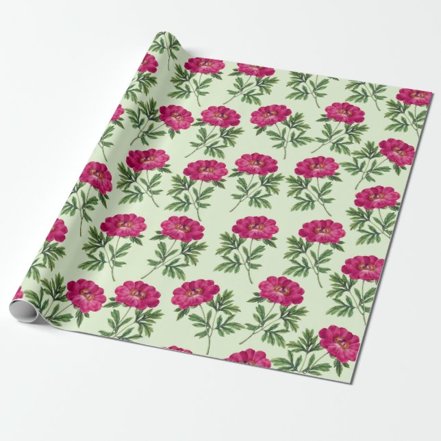 Floral Bouquet Geschenkpapier (Ungerollt)