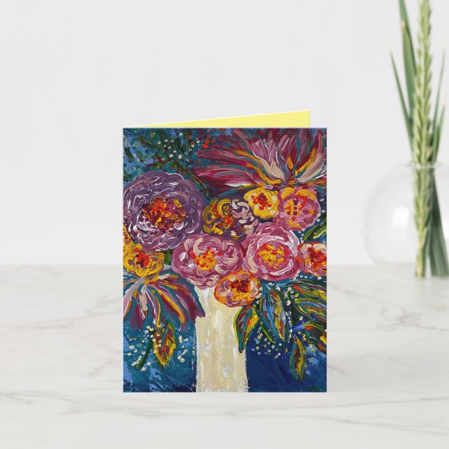 Floral Bouquet-Mitteilungskarten (Vorderseite)