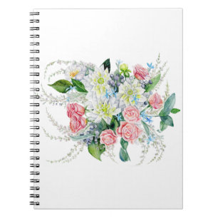 Floral Bouquet Notizblock