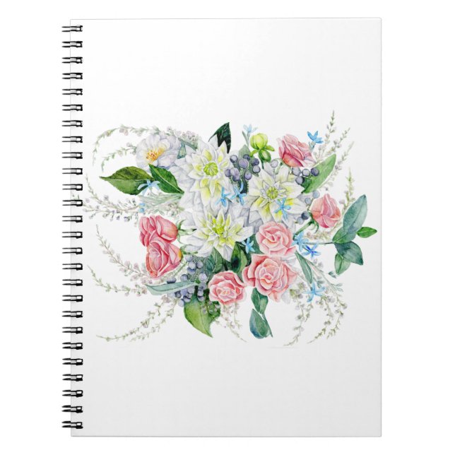 Floral Bouquet Notizblock (Vorderseite)