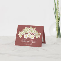 Floral Bouquet Orchids & Rose Hochzeit Vielen Dank