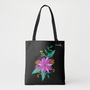 Floral Bouquet Personalisiert Tote Bag