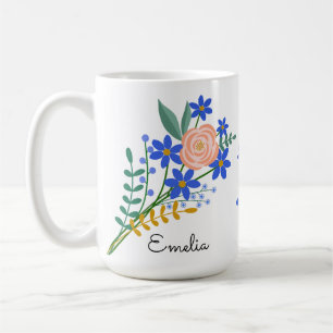 Floral Bouquet personalisierte Mug Kaffeetasse