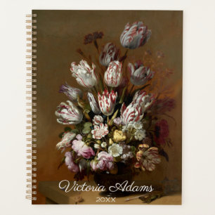 Floral Bouquet - Personalisierte Vintage Kunst Planer