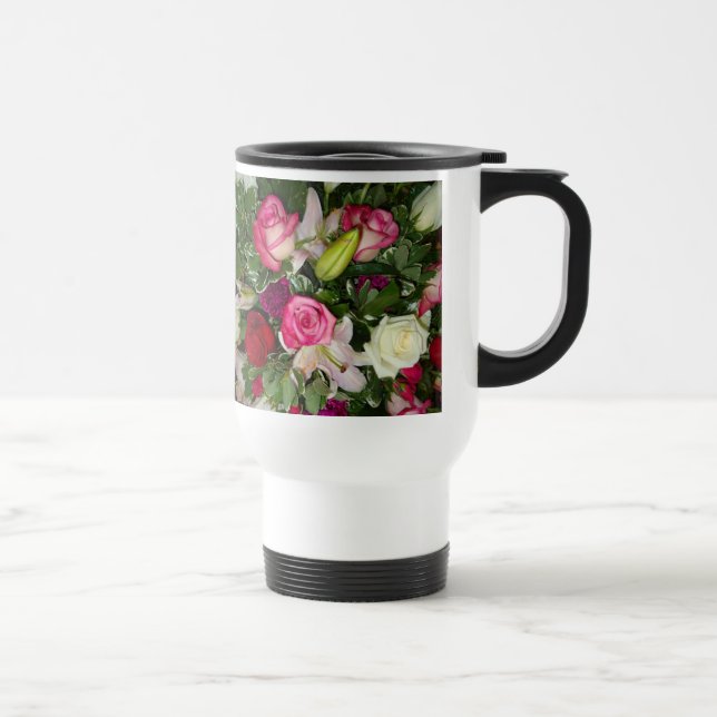 Floral Bouquet Reisebecher (Rechts)