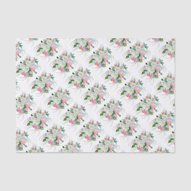Floral Bouquet Seidenpapier (Vorderseite)
