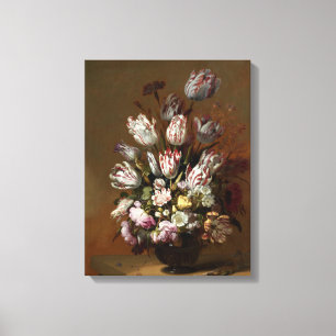 Floral Bouquet - Vintag Niederländisch Fine Art St Leinwanddruck