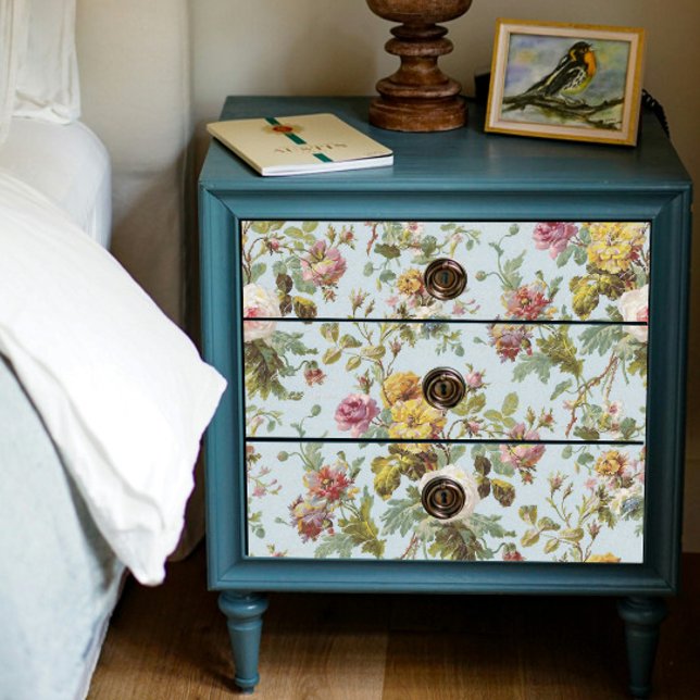 Floral Bouquet Vintage Rose Wallpaper Decoupage Seidenpapier (Von Creator hochgeladen)