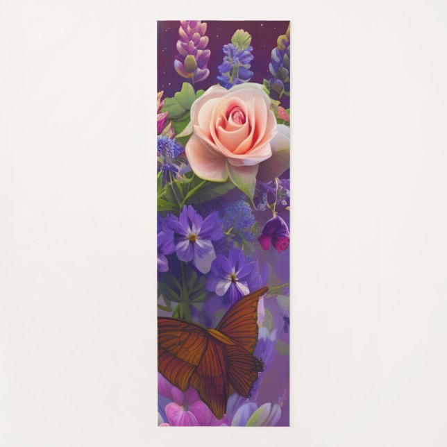 Floral Bouquets Yogamatte (Vorderseite)