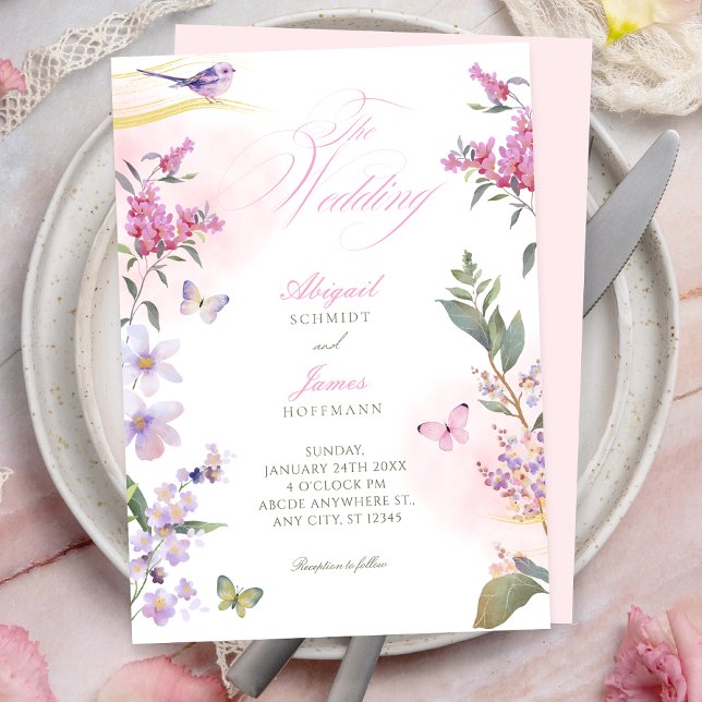 Floral branch wedding  einladung (Von Creator hochgeladen)
