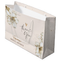 Floral Brautparty Danke Tasche
