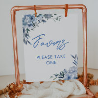 Floral Brautparty Favoriten Zeichen