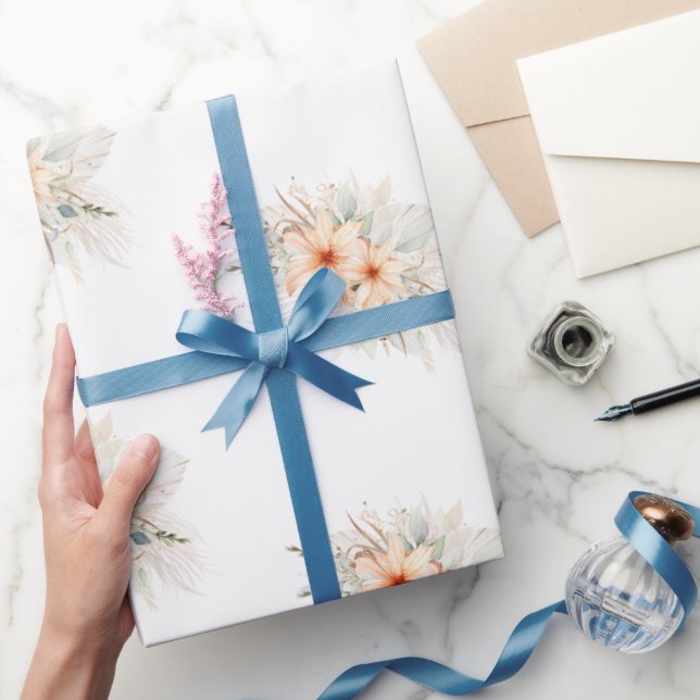 Floral Bridal Geschenkpapier (Schenken)