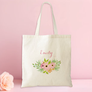 Floral Bridesmaid Gastgeschenk Hochzeit Gift Bag I Tragetasche