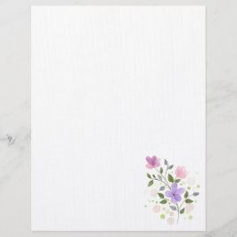 floral briefbogen