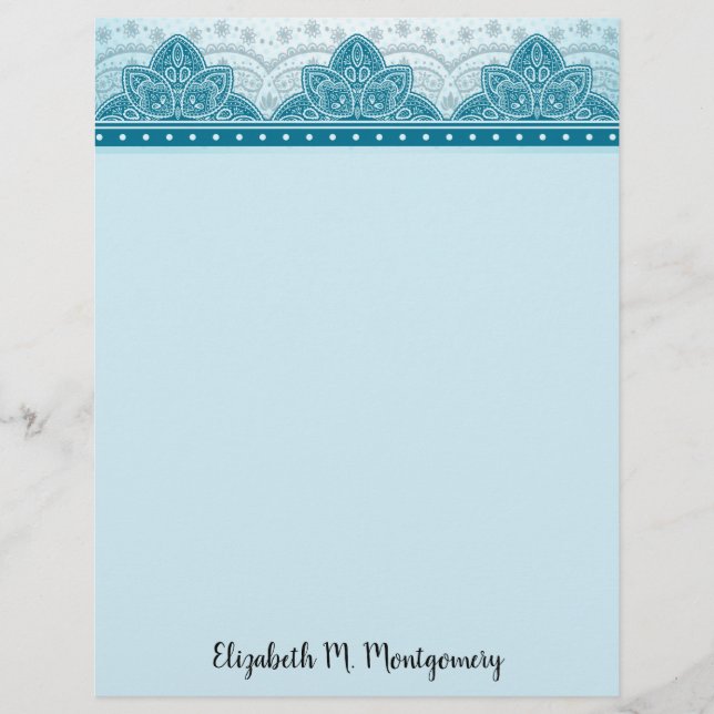 floral briefbogen (Vorderseite)