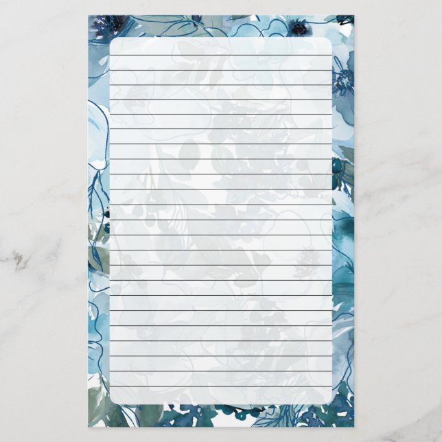 floral briefpapier (Vorderseite)