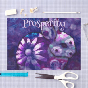 Floral Bunny Rabbit Personalisiert Decoupage Seidenpapier