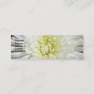 Floral Business Card Mini Visitenkarte
