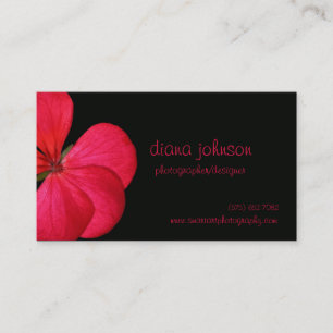 Floral Business Card Visitenkarte