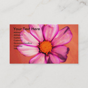 Floral Business Card Visitenkarte