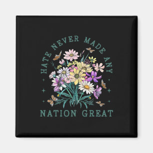 Floral Butterfells Anti Trump Demokratischer Präsi Magnet