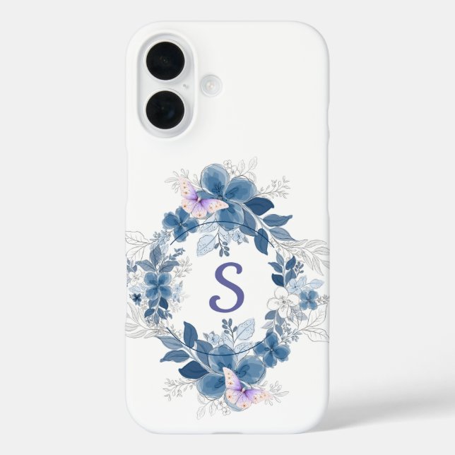 Floral Butterfly Botanical Phone Case (Rückseite)