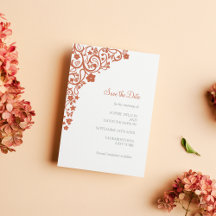 Floral Butterfly Garden Terracotta Boho Wedding