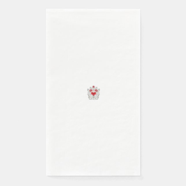 Floral Butterfly Mandala | Lila Boho Art Design Serviette (Vorderseite)